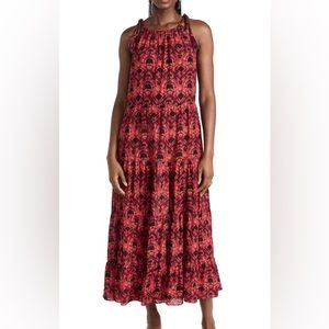 NWOT Ulla Johnson Ottavia cover up dress in wild rose print size Small